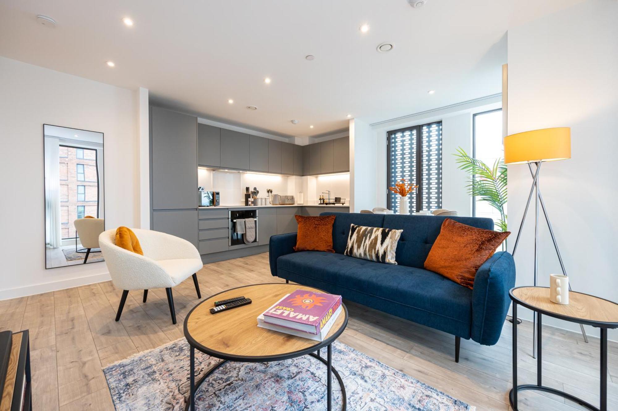 شقة Pet Friendly 2Br Near Station By Asquare Letting مانشستر المظهر الخارجي الصورة